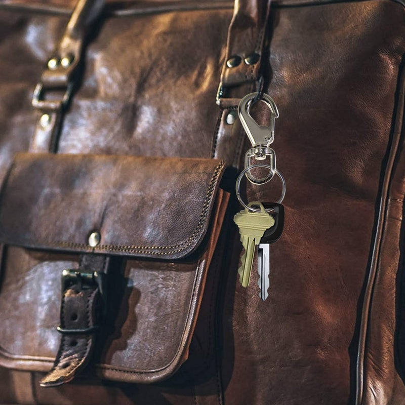 Lucky Line 3-1/4" Heavy-Duty Boat Snap, Nickel-Plated Zinc with 1-1/2" Split Key Ring(44701) - Image 3